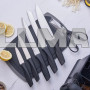 Набір кухонних приладдя з 19 предметів з підставкою Kitchenware Set чорний